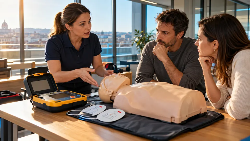 Scena illustrativa per Aggiornamento BLSD – Basic Life Support and Defibrillation