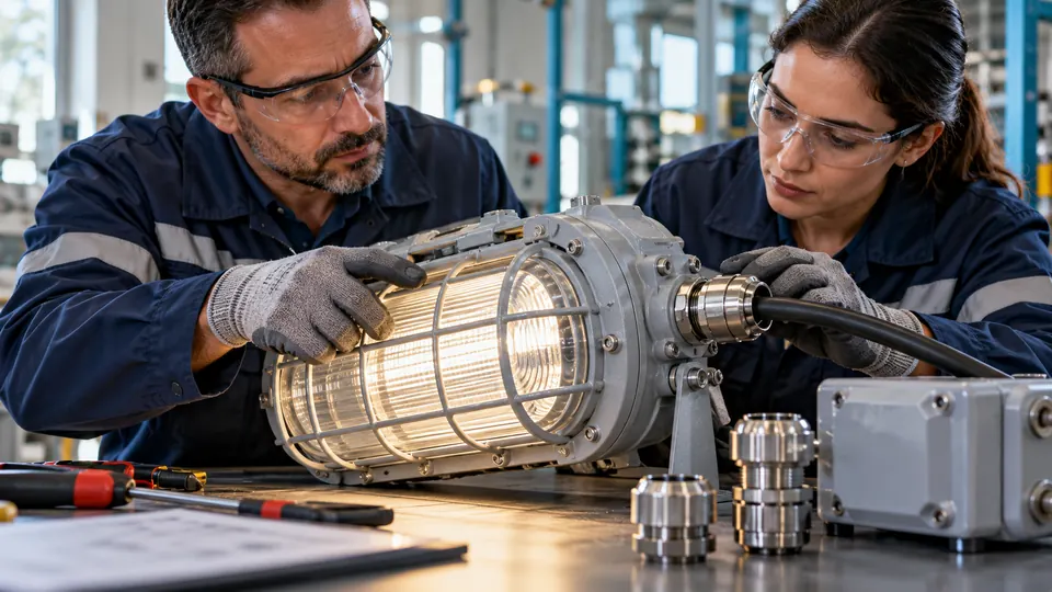 Scena illustrativa di formazione: Aggiornamento corso rischio ATEX