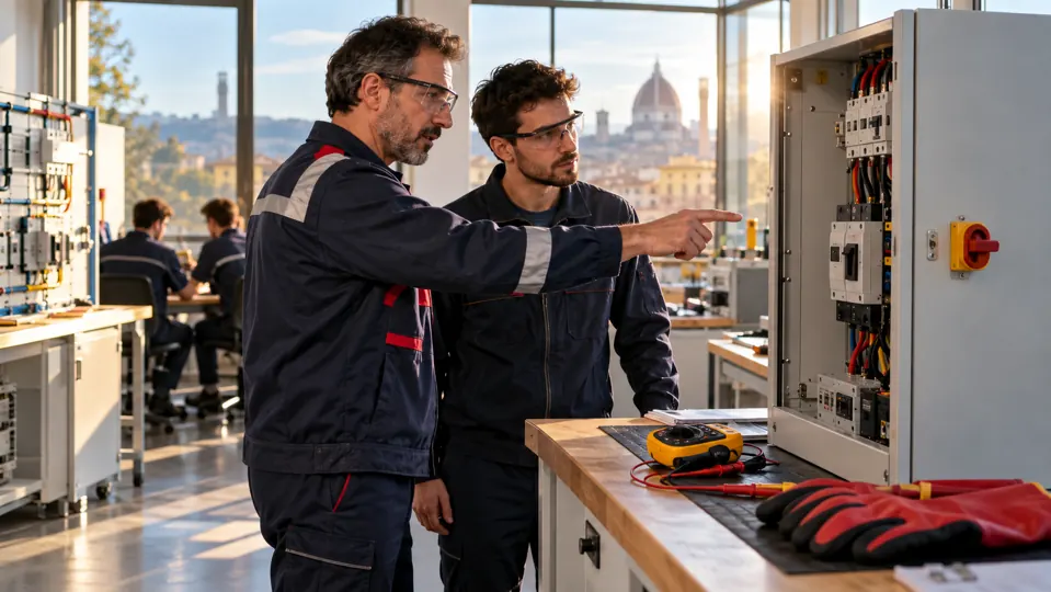 Scena illustrativa di formazione: Aggiornamento PES PAV PEI secondo CEI 11-27