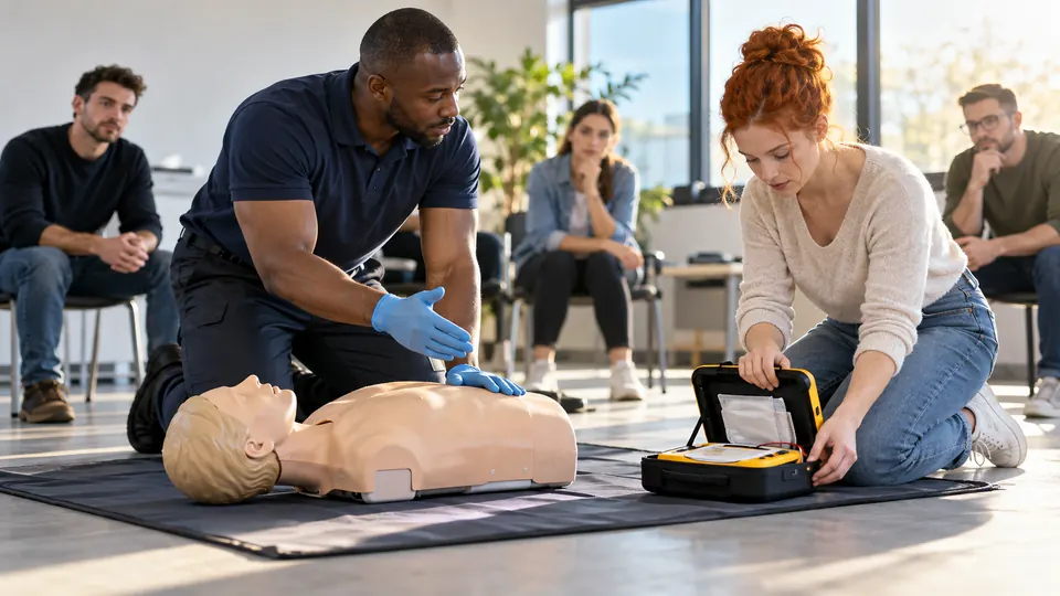 Scena illustrativa per Corso BLSD – Basic Life Support and Defibrillation