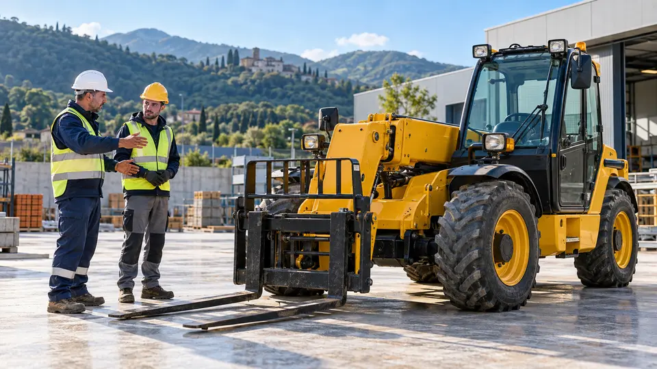 Scena illustrativa per Corso carrelli semoventi a braccio telescopico