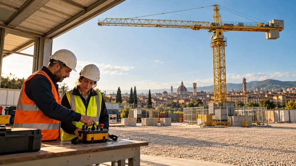 Scena illustrativa per Corso gru a torre completo