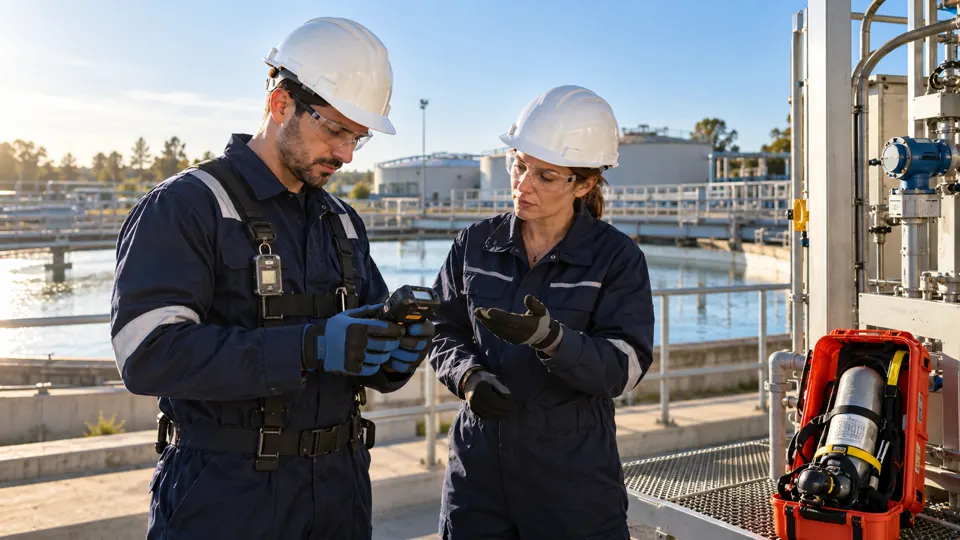 Scena illustrativa di formazione: Corso H2S – Hydrogen Sulfide Safety