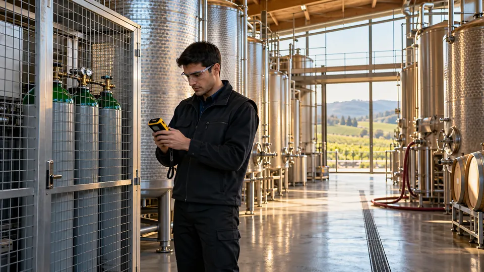 Scena illustrativa di formazione: Corso SO2 – Anidride Solforosa Safety