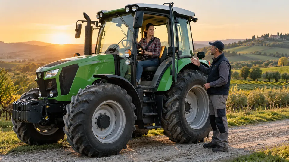 Scena illustrativa per Corso trattori agricoli o forestali a ruote